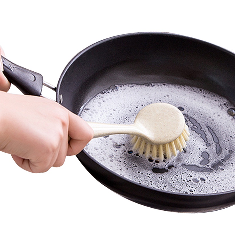 Bàn chải cọ rửa đa năng: cọ rửa xoong nồi, bồn rửa chén bát, chà sàn, mặt bếp, bồn tắm, cán dài