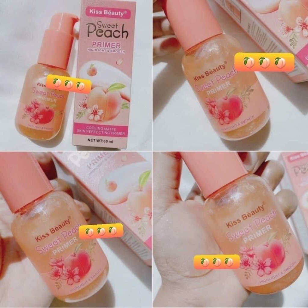 Kem Lót Bắt Sáng Peach Đào KissBeauty