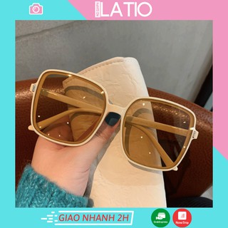 Kính mát thời trang LATIO nữ giá rẻ mẫu mới siêu HOT 2021 phong cách Hàn Quốc KM22
