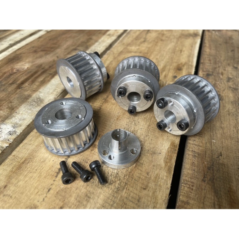 Pulley đai răng S5M số răng 24 bản đai 17mm