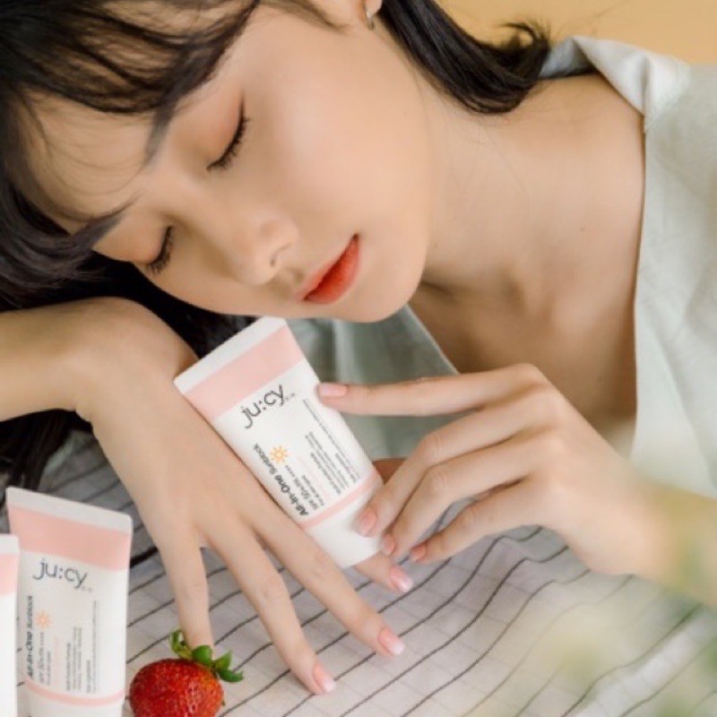 Kem chống nắng ju cy xanh /hồng (ju:cy my dailly sun lotion và jucy all in one sunblock - Hàng chính hãng