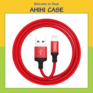 Dây cáp sạc nhanh chống đứt hoco x14 lightning/ type c/ micro usb
