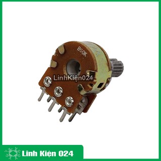 Bộ 5 biến trở Volum, triết áp Đôi ( 6 Chân )
