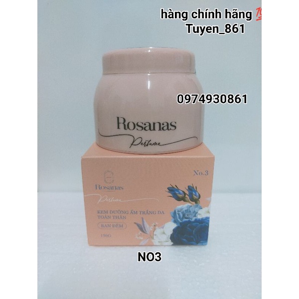 ROSANAS kem body  hộp 150g