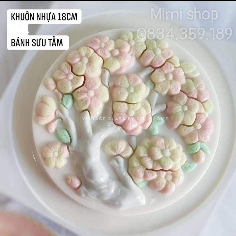 Khuôn làm rau câu, ấn xôi hoa đào dịp Tết