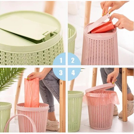Thùng rác túi rút tiện lợi