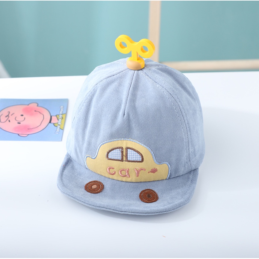 mũ nón hình xe cho bé trai bé gái 3-10 tháng. mũ lưỡi trai cho bé. baby link