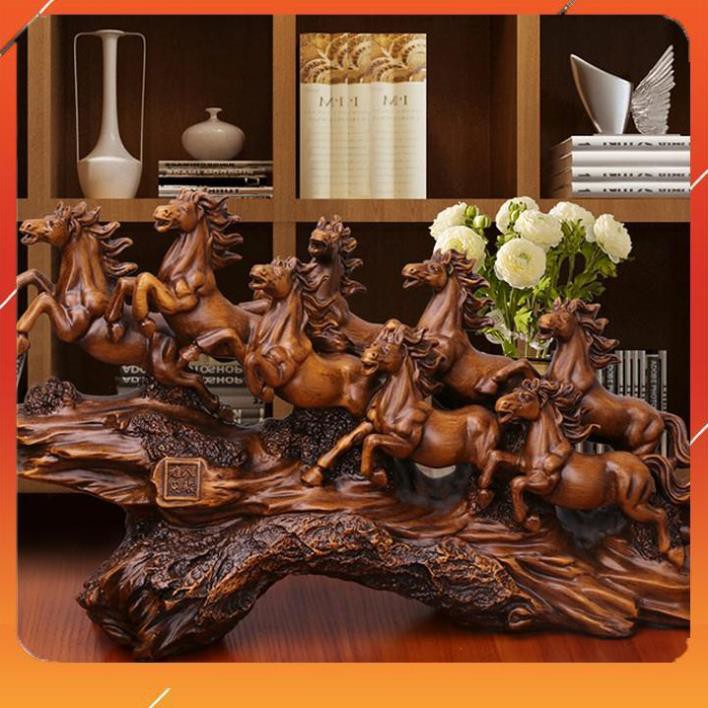 💥GIÁ SỐC💥Tượng bát mã truy phong - Decor Để Bàn Trang Trí  - Vật Phong Thủy Phòng Khách, Phòng Làm Việc,.....DH-DCB016