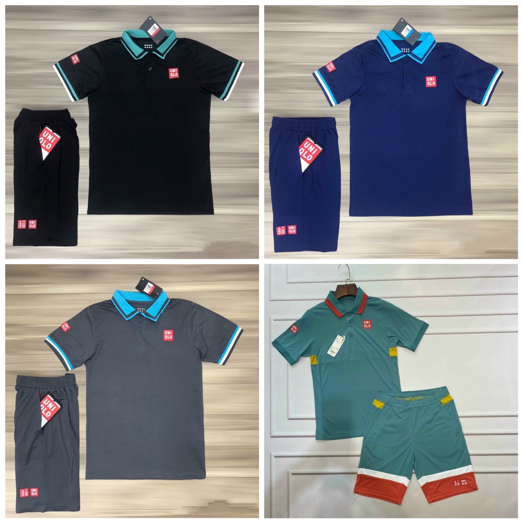Bộ quần áo thể thao uniqlo HÀNG XUẤT DƯ bộ quần áo tennis hàng cao cấp HOT 2021