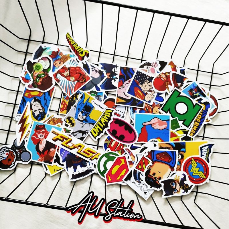 Sticker SUPERMAN nhựa PVC, không thấm nước, dán xe, nón bảo hiểm, laptop, điện thoại, Vali, .. Siêu Hot, Cực Cool | BigBuy360 - bigbuy360.vn