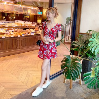 ĐẦM CỔ ĐẮP CHÉO ( SOLLIE DRESS)