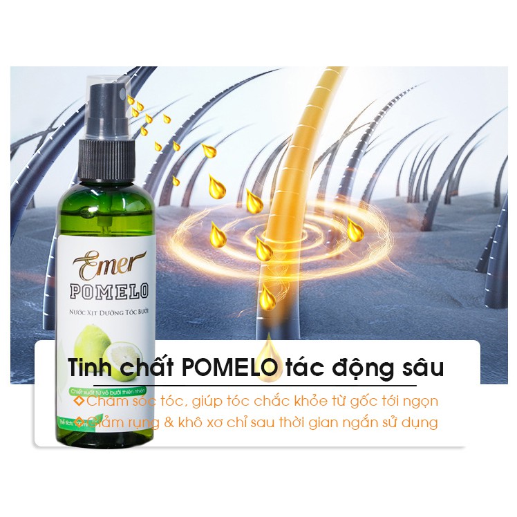 Dưỡng Tóc Tinh Dầu Bưởi Pomelo 100ml, trị rụng tóc, kích thích mọc tóc con. | BigBuy360 - bigbuy360.vn