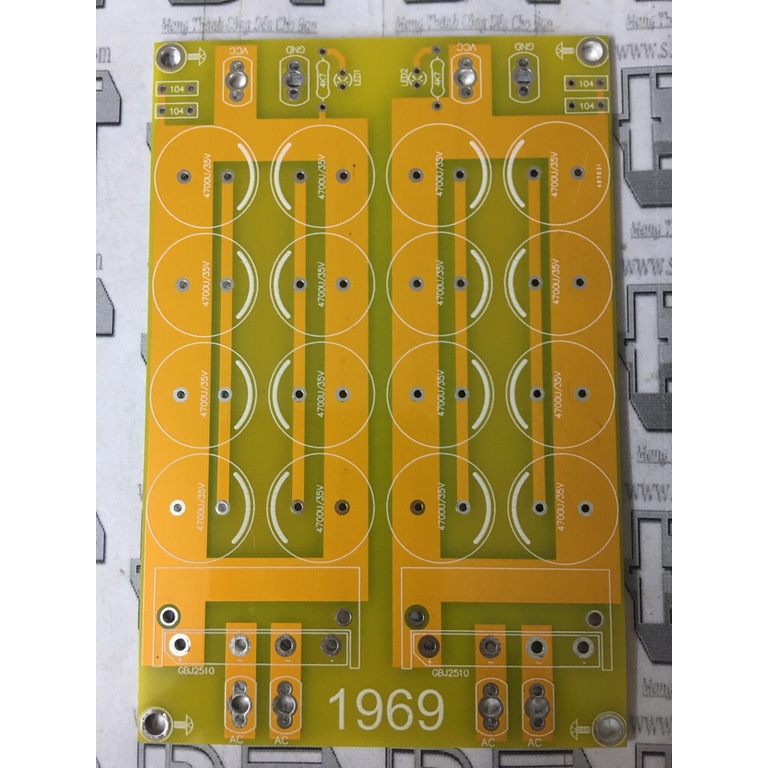 PCB công suất và nguồn Class A HOOD 1969 kinh điển mọi thời đại