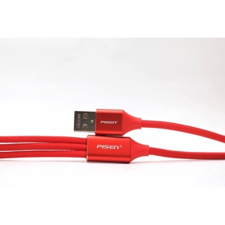 Cáp Pisen 3in1 Lightning Type -C
