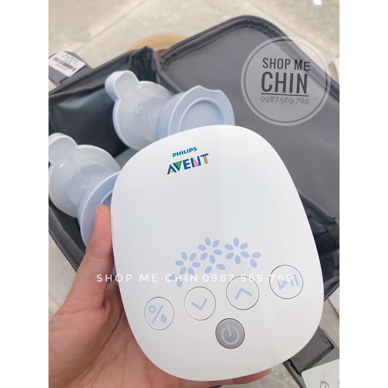 Máy hút sữa avent hoa tuyết điện đôi SCF303 like new