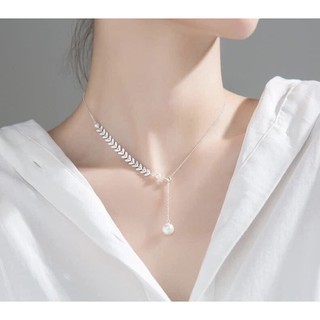 DÂY CHUYỀN BẠC NỮ LÁ MỚI