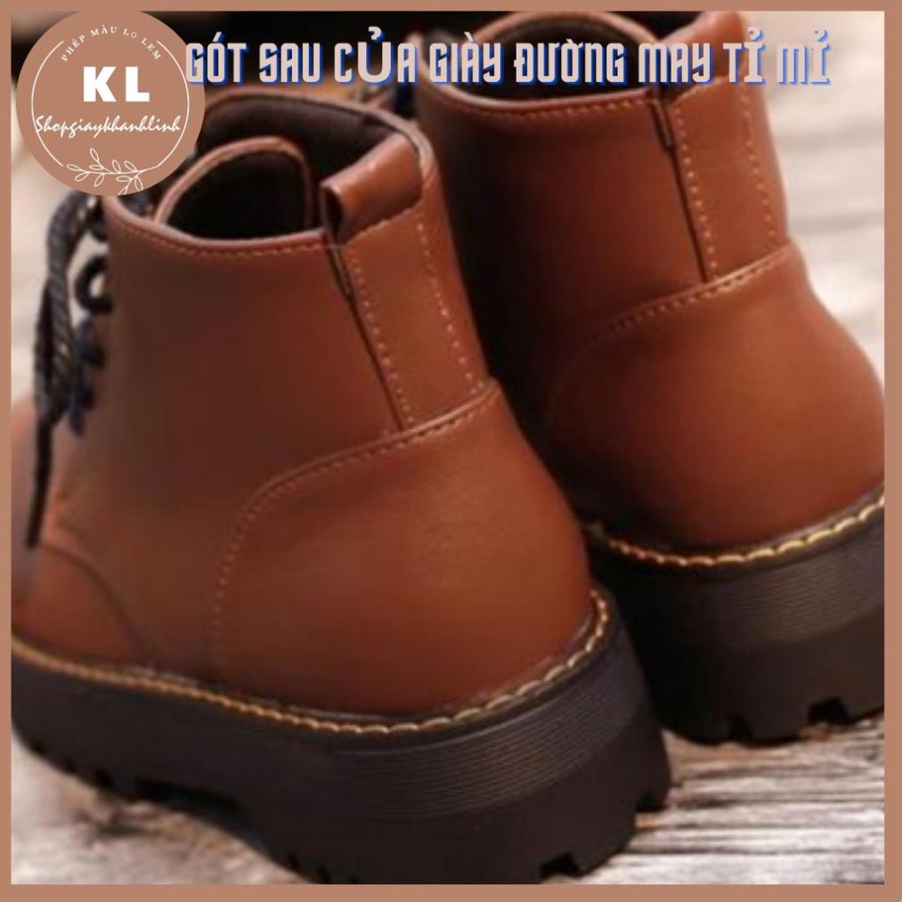 Giày/ bốt ulzzang vintage MARTIN cổ cao buộc dây tăng chiều cao mang phong cách hoang dã -h91 | BigBuy360 - bigbuy360.vn