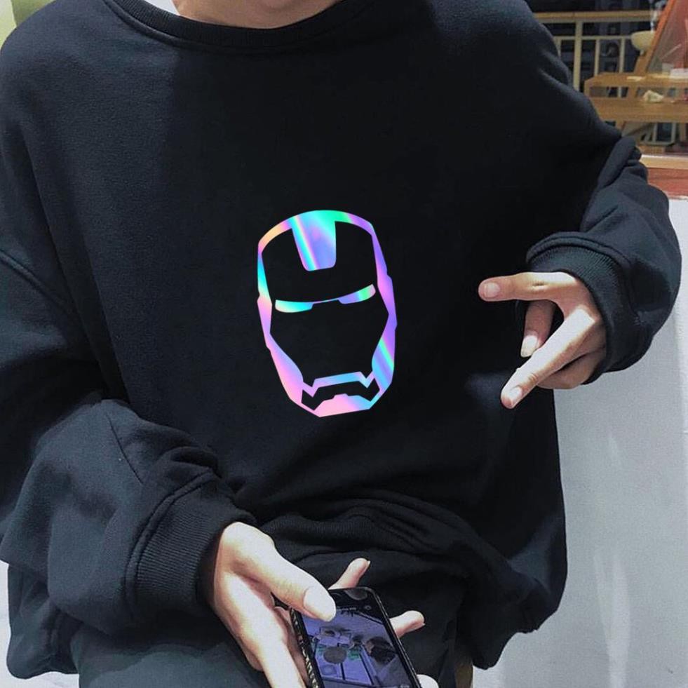 Áo Sweater Iron Man Phản Quang, Aó Nỉ Dài Tay Nam Nữ Cá Tính - AS23 | BigBuy360 - bigbuy360.vn