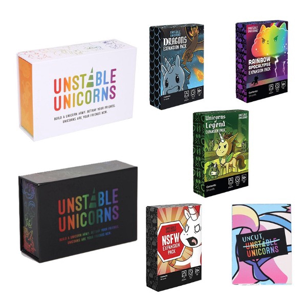 Unstable Unicorns Board Game Card Game boardgame