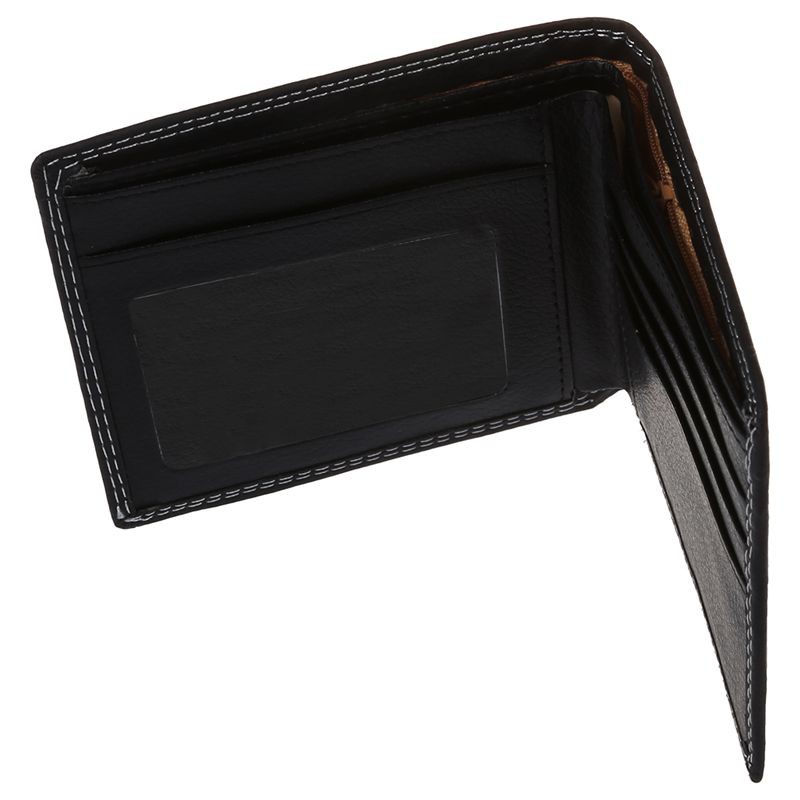 VN  Shopping Men Luxury Leather Card Cash Receipt Holder Organit Coin Purse