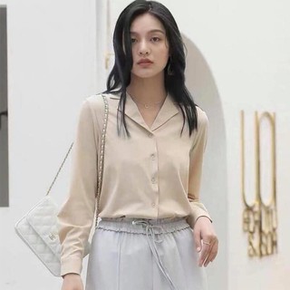 Sơ mi nữ cổ v dài tay CKA043 - kiểu áo công sở nữ đẹp thanh lịch sang trọng nhiều màu