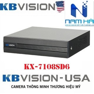 Đầu ghi hình camera 8 kênh 5 in 1 KBVISION KX-7108SD6 Hàng Chính Hãng