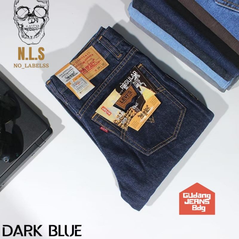 LEVIS Quần Jeans Nam Dài Lưng Cao Ống Đứng Thời Trang Hàn