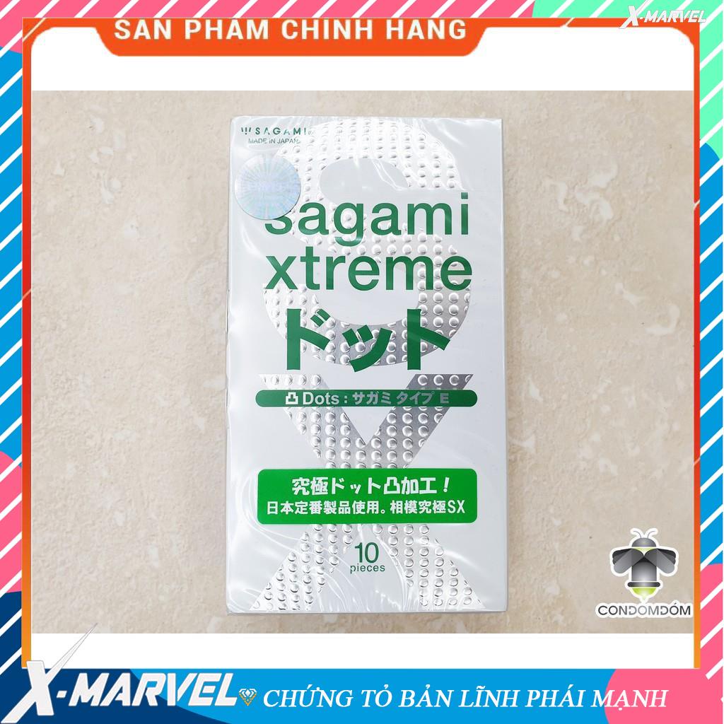 Bao cao su Sagami Xtreme Dots Type có gân, gai tăng kích thích