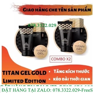 CHE-TÊN SP combo 2 hộp giá rẻ hơn PHIÊN BẢN GOLD ĐẶC BIỆT MỚI RA 2021 titan8 gen gel nga gold cao cấp phiên bản giới