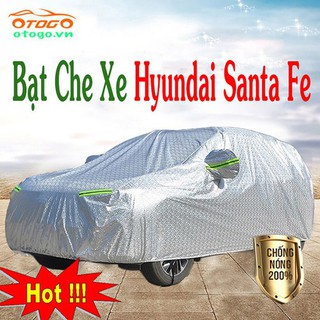 Bạt Che Phủ Xe Santafe Cao Cấp (bạt 3 lớp Tráng Nhôm, chống xước)