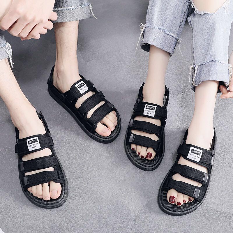 Xăng đan nam và nữ 3 quai Sport đế êm vải thoáng khí , sandal học sinh ,sinh viên cực chất