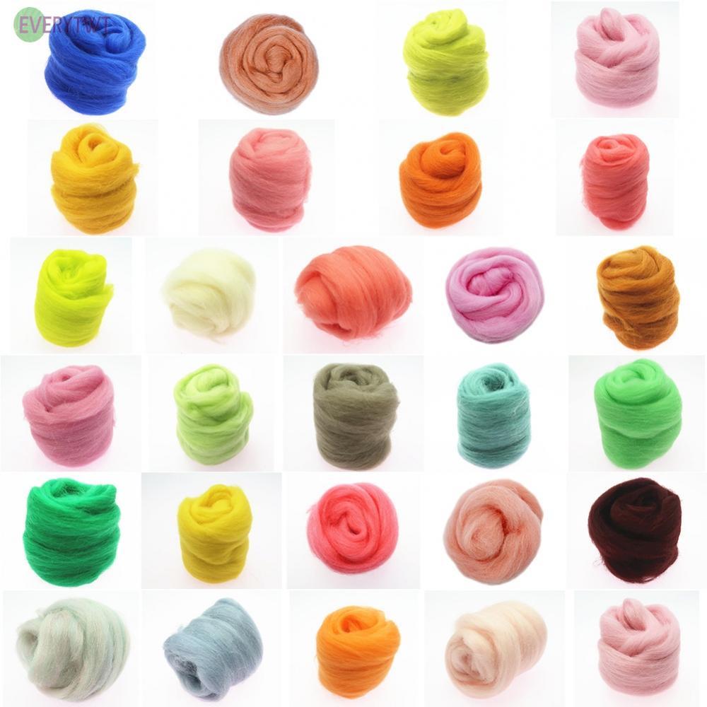 Needle Felting Wool New DIY Carded Wool Spinning Wet Felting Wonderful@New