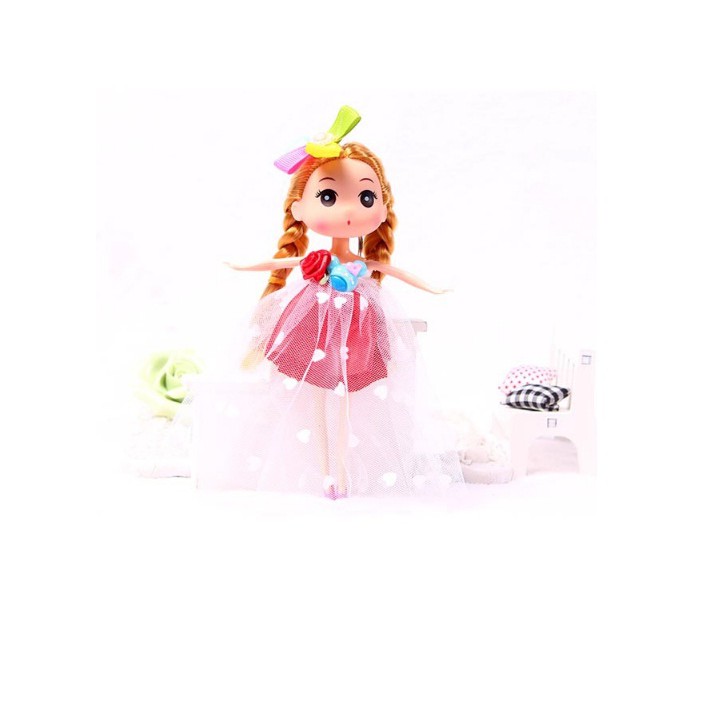 Set Bộ Búp Bê Chibi Công Chúa Và Hoàng Tử 18cm