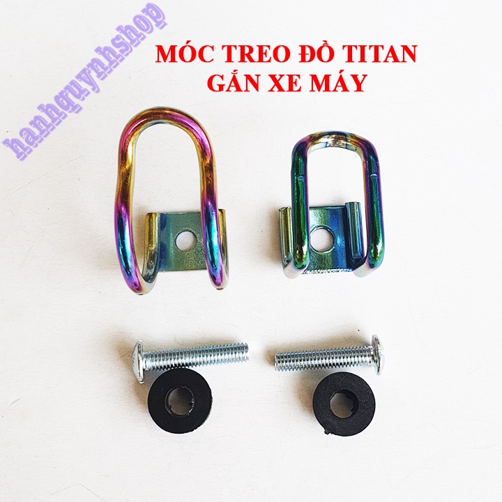 Móc treo đồ Titan gắn xe máy tiện lợi loại đẹp (giá bán 1 cái)