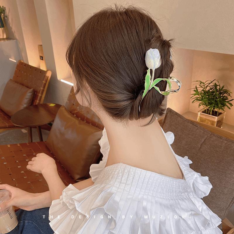 Jiashucheng Kẹp Tóc Hình Cá Mập Dễ Thương Thời Trang Mùa Hè Cho Bạn Gái