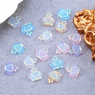10 Hạt Charm Hình Vương Miệng Trang Trí Móng