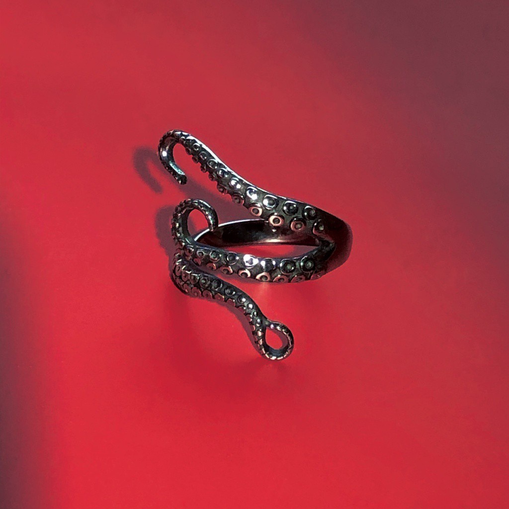 Nhẫn bạch tuộc dạng hở phong cách cá tính 191093