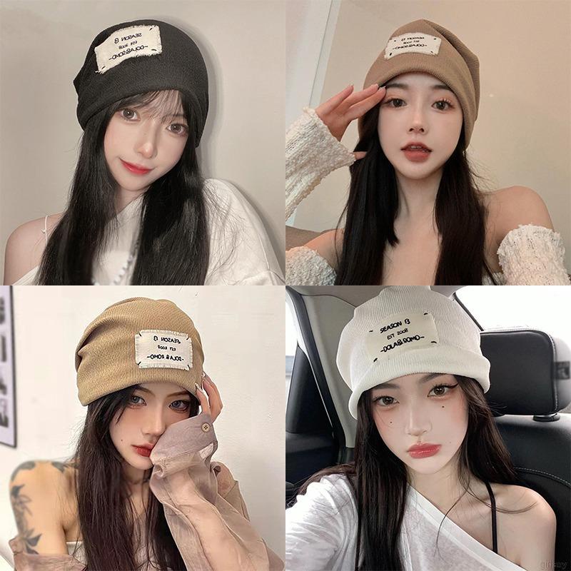 Nón len thêu chữ cái thời trang Hàn Quốc