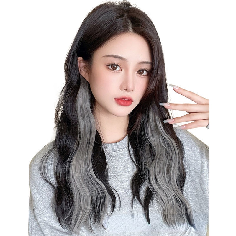 Bộ Tóc Giả Dài Xoăn Gợn Sóng Màu Ngọt Ngào Thời Trang