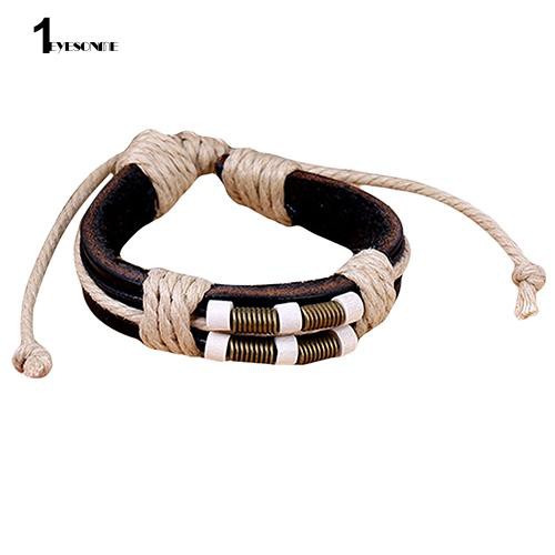 ♕Vòng Tay Giả Da ĐíNh HạT BằNg ĐồNg Xinh XắN