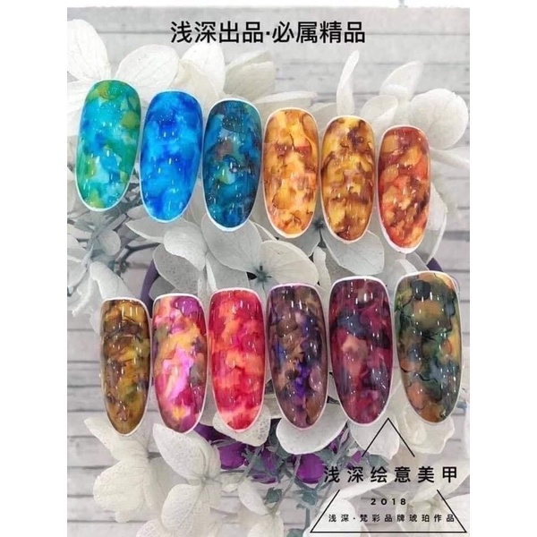 set cồn loang cocomino 18 chai - cồn loang nail