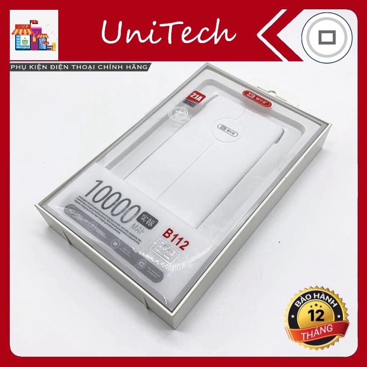 Sạc Dự Phòng BYZ B112 - 10.000mah [Chính Hãng Bảo Hành 12 Tháng]
