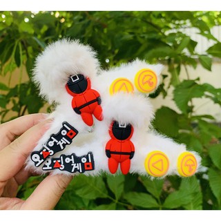 Kẹp tóc lông Squid Game