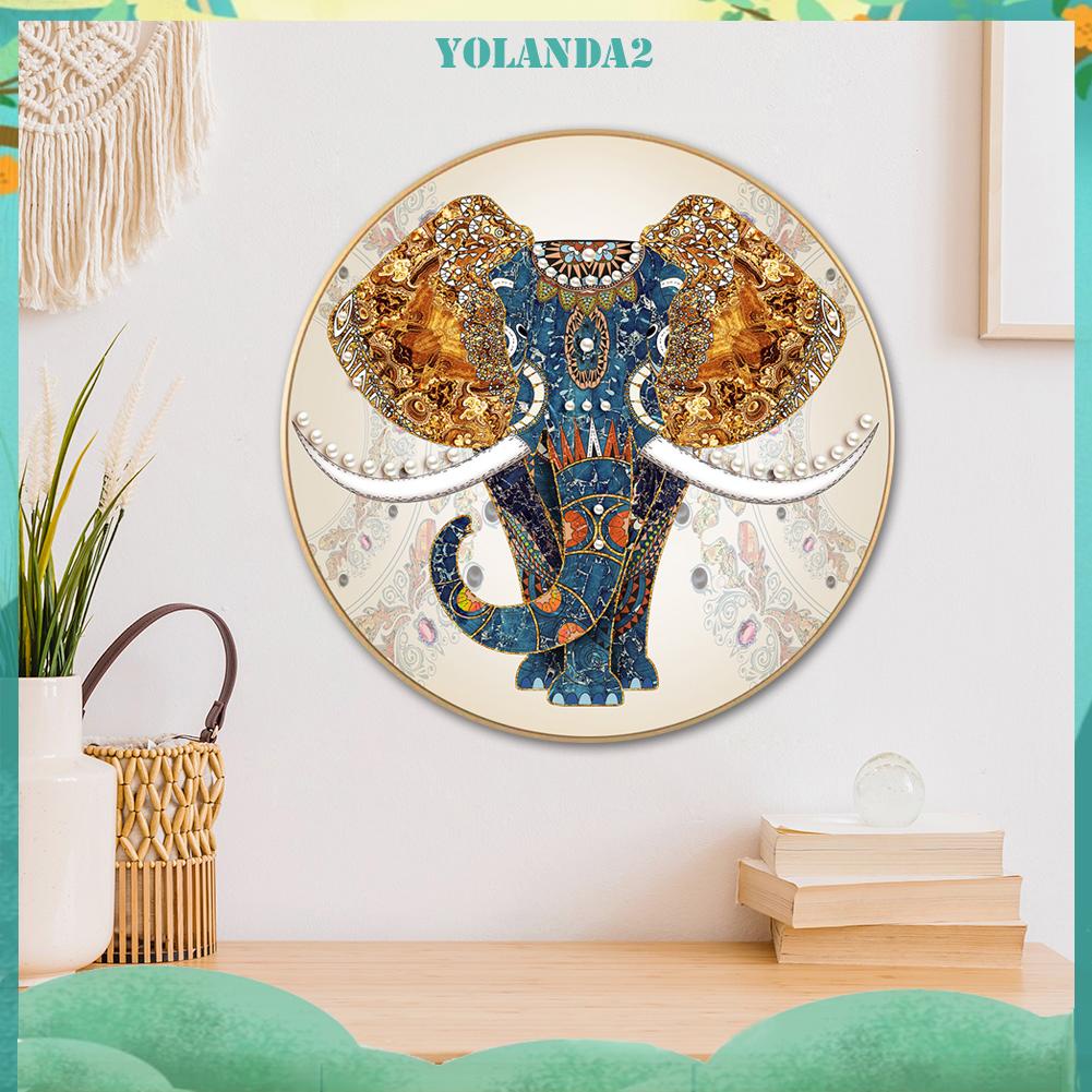 Tranh Thêu Chữ Thập Vải Canvas 50x50cm 11ct Hình Động Vật Và Hoa