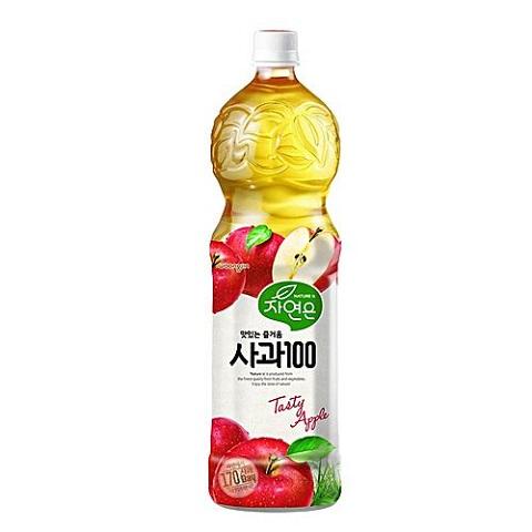 [CHAI 1.5L] Nước Ép Trái Cây Woongjin Chai Lớn 1.5L Ngọt Thanh Có 4 Vị Táo, Đào, Mơ Xanh, Việt Quất