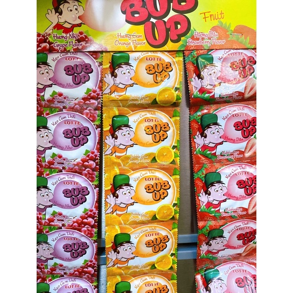 Gum thổi Bub Up, đồ ăn vặt