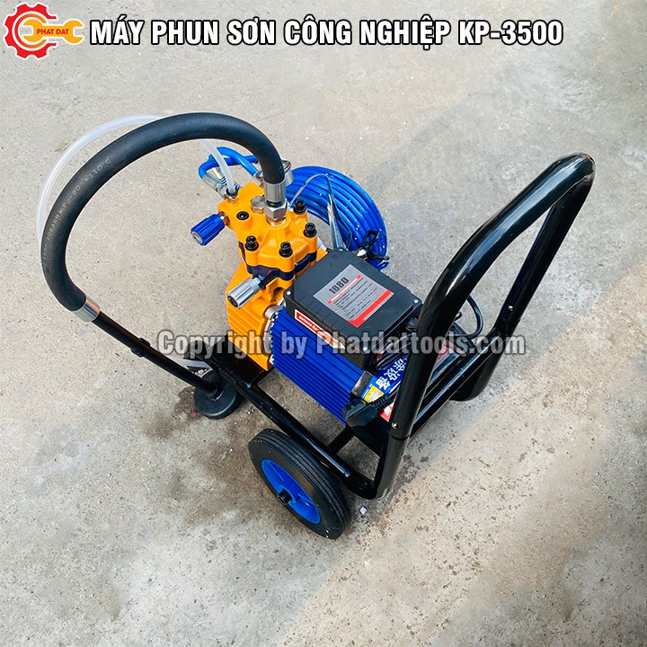 Máy Phun Sơn Công Nghiệp KP-3500-Công Suất 3500W-Đầy Đủ Phụ Kiện-Bảo Hành 12 Tháng