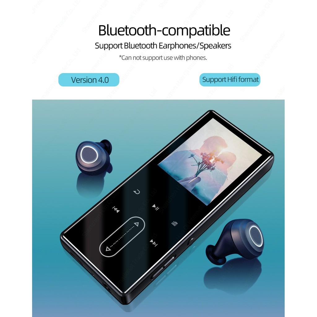 [MÃ ELHACE GIẢM 4% ĐƠN 300K] [HÀNG CHÍNH HÃNG] MÁY NGHE NHẠC XEM PHIM BLUETOOTH 4.1 RUIZU D22 BỘ NHỚ TRONG 8GB