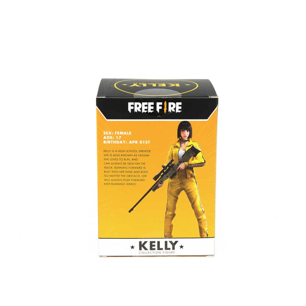 Free Fire Kelly Action Figure Q version10cm Mini Cute Toy