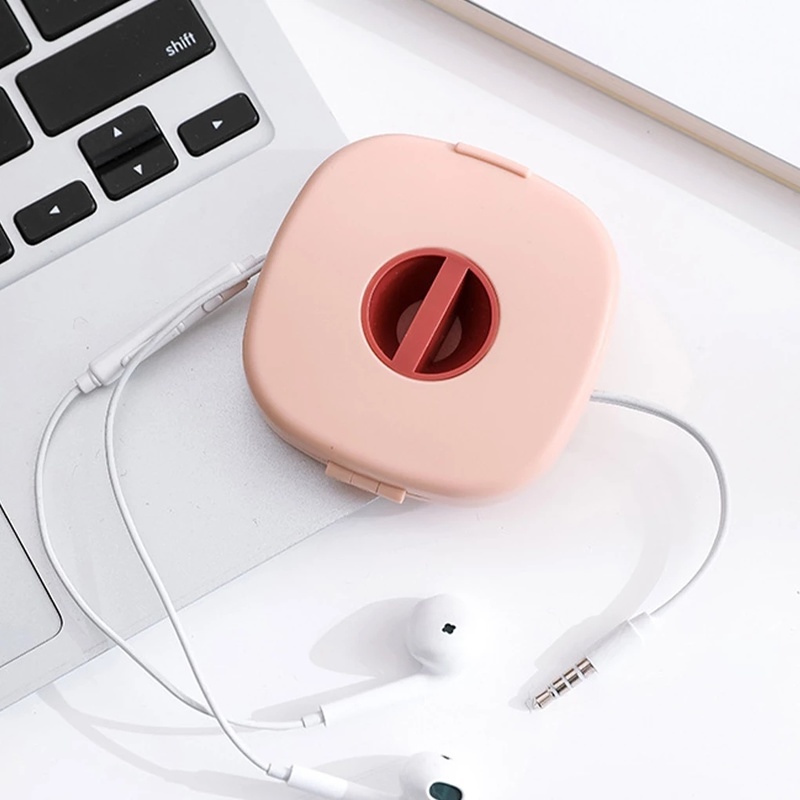 Giá Đỡ Dây Cáp Tai Nghe Dạng Xoay Đa Năng Gọn Nhẹ